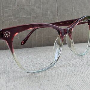 Lulu Guinness Eyeglasses/Sunglasses Frame Red/Clear L936 RAS 55[]16 140 Glasses